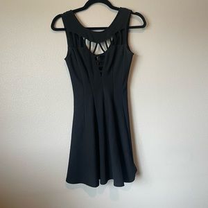 Fit and Flare small Dress with Cut outs
